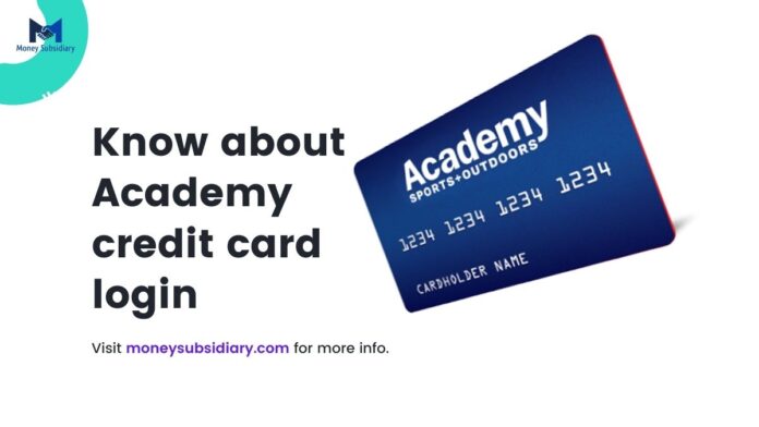 Academy credit card login
