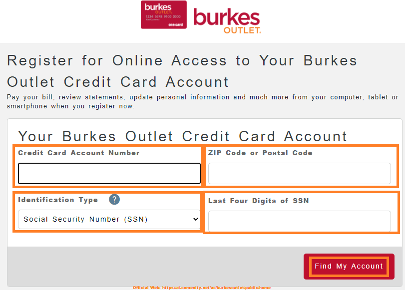 burkes credit card register online2