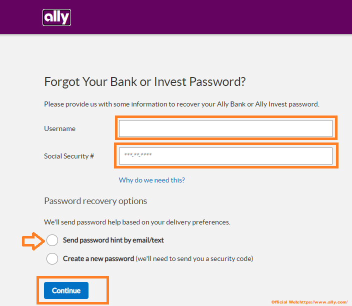 ally cashback credit card forgot password2
