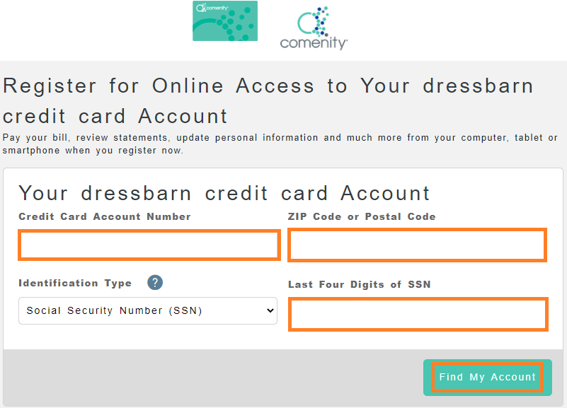 Register Dressbarn Credit Card Account Online 2