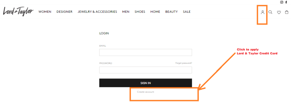 Register Lord and Taylor Credit Card Account Online 1