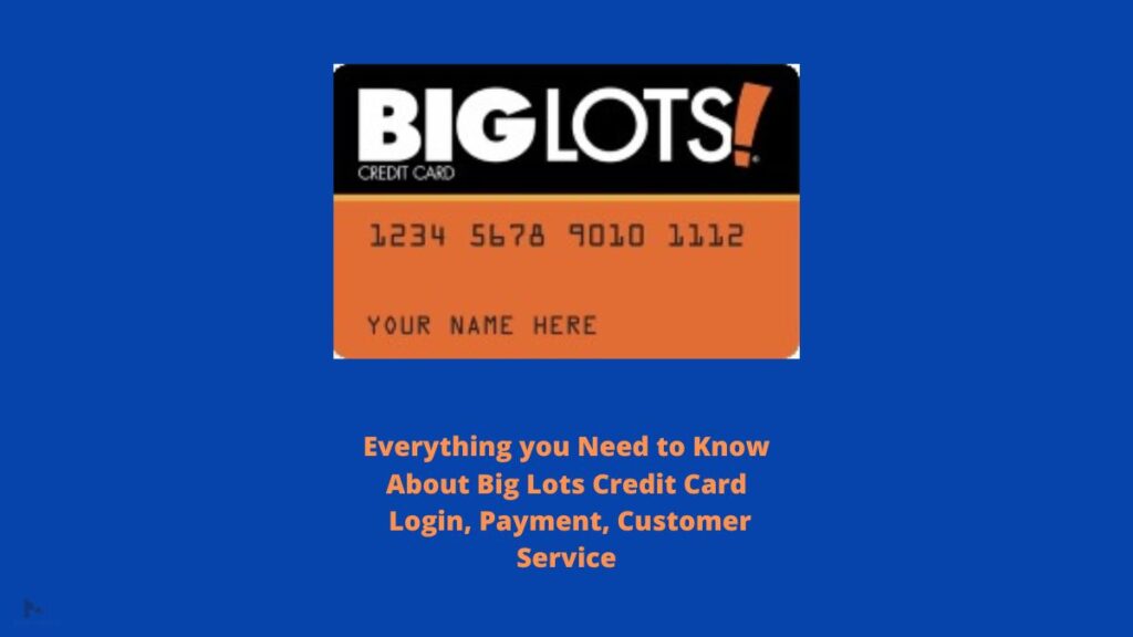 Big Lots Credit Card Login