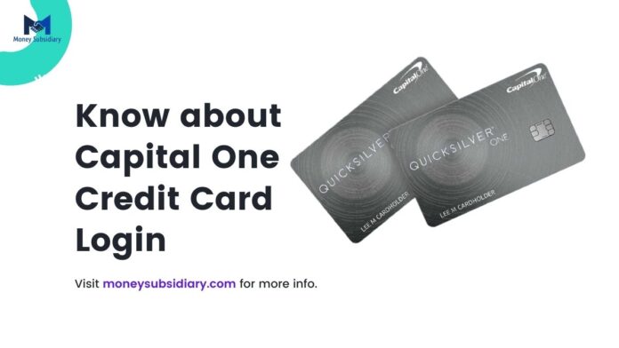 Capital One Credit Card Login