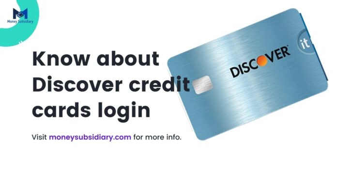 Discover credit cards login