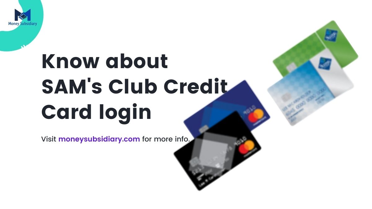 SAM's Club Credit Card login