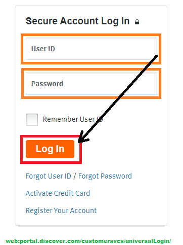 discover credit card login1