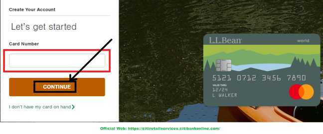 llbean credit card set up your account2