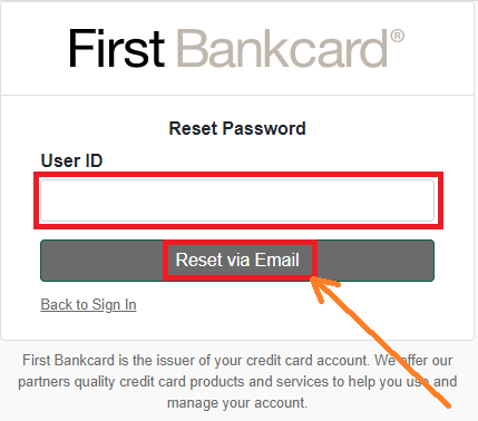 qt Credit Card reset Password