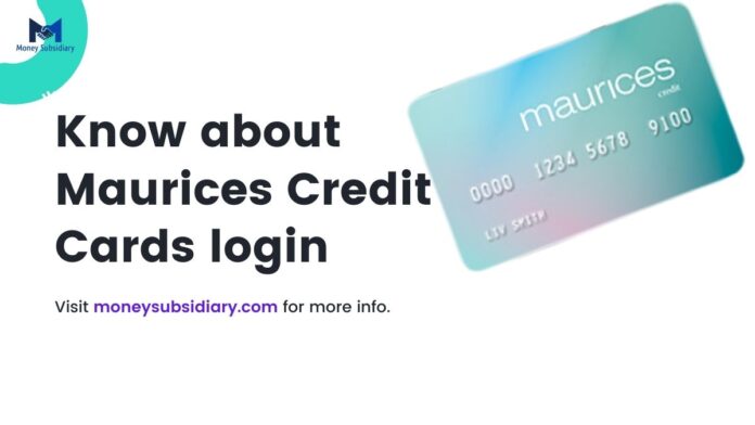 Maurices Credit Card login