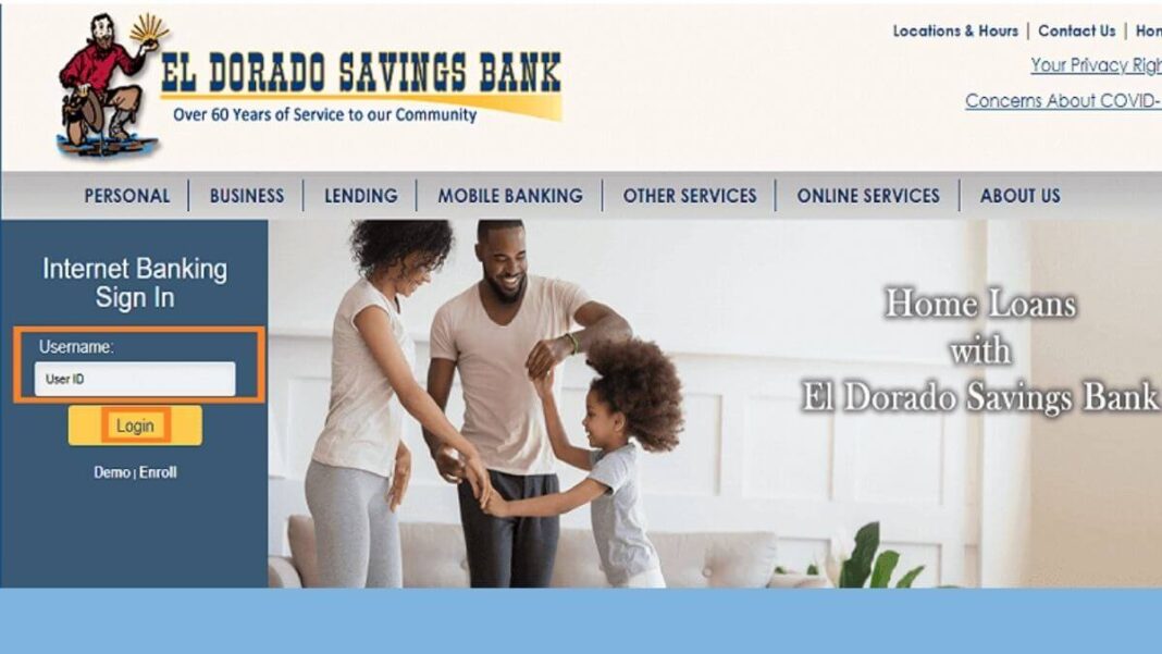 El Dorado Savings Bank login and Enroll Online Banking