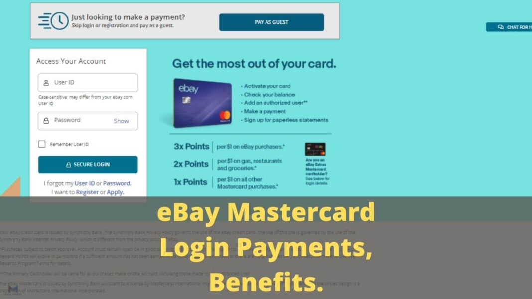 eBay Credit Card Login, Payment, Customer Service