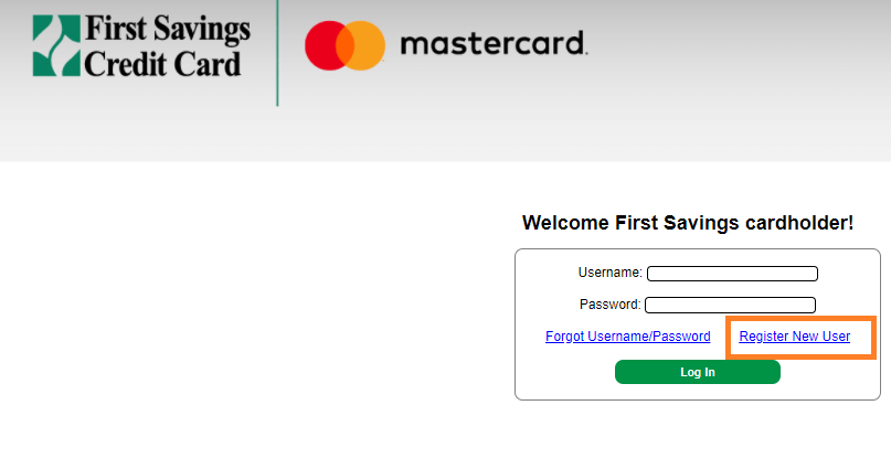 Register First Savings Credit Card 1