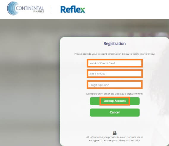 Register Reflex Credit Card Online 2