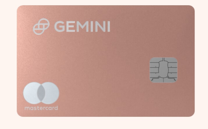 Gemini Crypto Credit Card