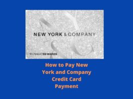New York and Company Credit Card Payment