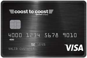 Coast to Coast Visa Credit Card Info