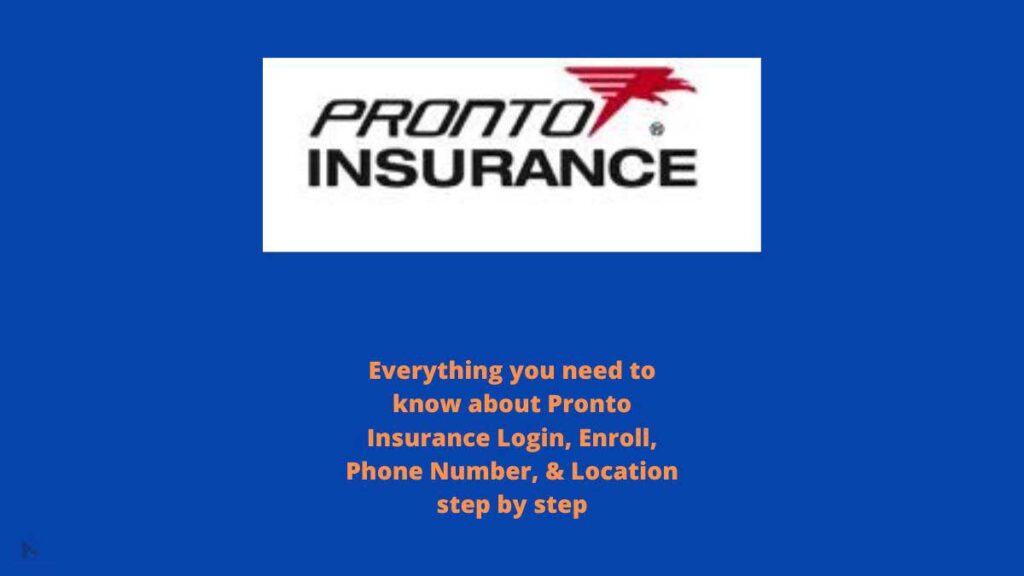 Pronto Insurance Login