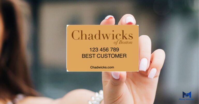 Chadwicks Credit card login n' payment